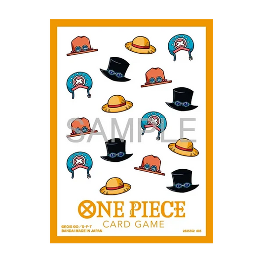 One Piece Card Game Official Sleeves - Hat Patterns (70-Pack)