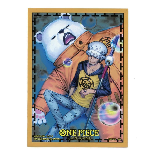 One Piece Card Game Official Sleeves: Limited Edition Vol.4 - Trafalgar Law & Bepo (70-Pack)